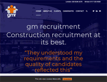 Tablet Screenshot of gmrecruitment.co.uk